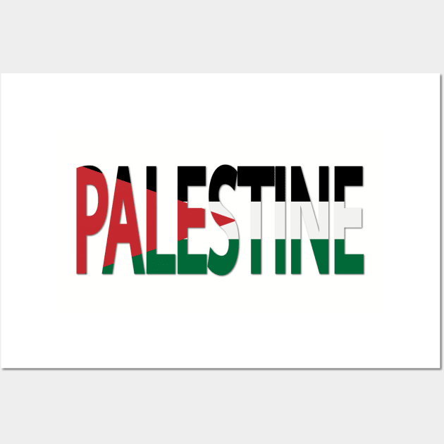 Palestine creative typography design Wall Art by CRE4T1V1TY